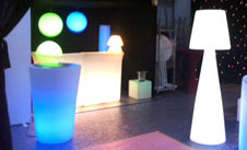 éclairage extérieur rétro éclairé