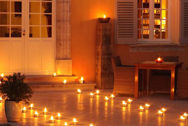 Lumière au jardin éclairage extérieur bougie d'extérieur